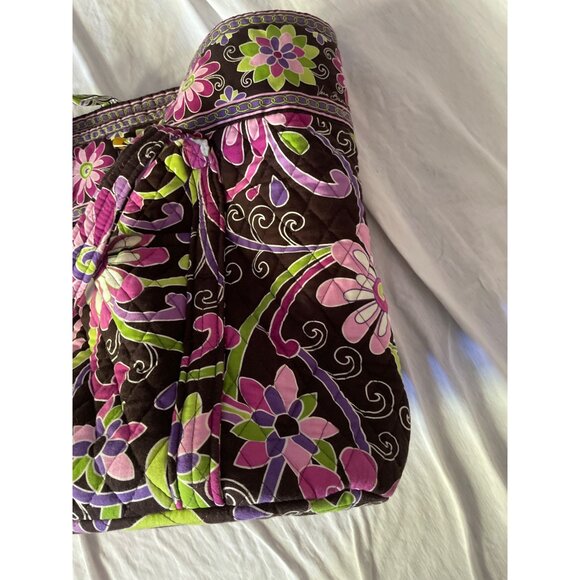 Vera Bradley Floral Quilted Duffle Bag & Tote Set Travel Pink Brown Large - Picture 13 of 13